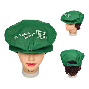 Vintage Oh Thank Heaven 7 Eleven Gatsby Newsboy Cabbie Snapback‎ Size L Green